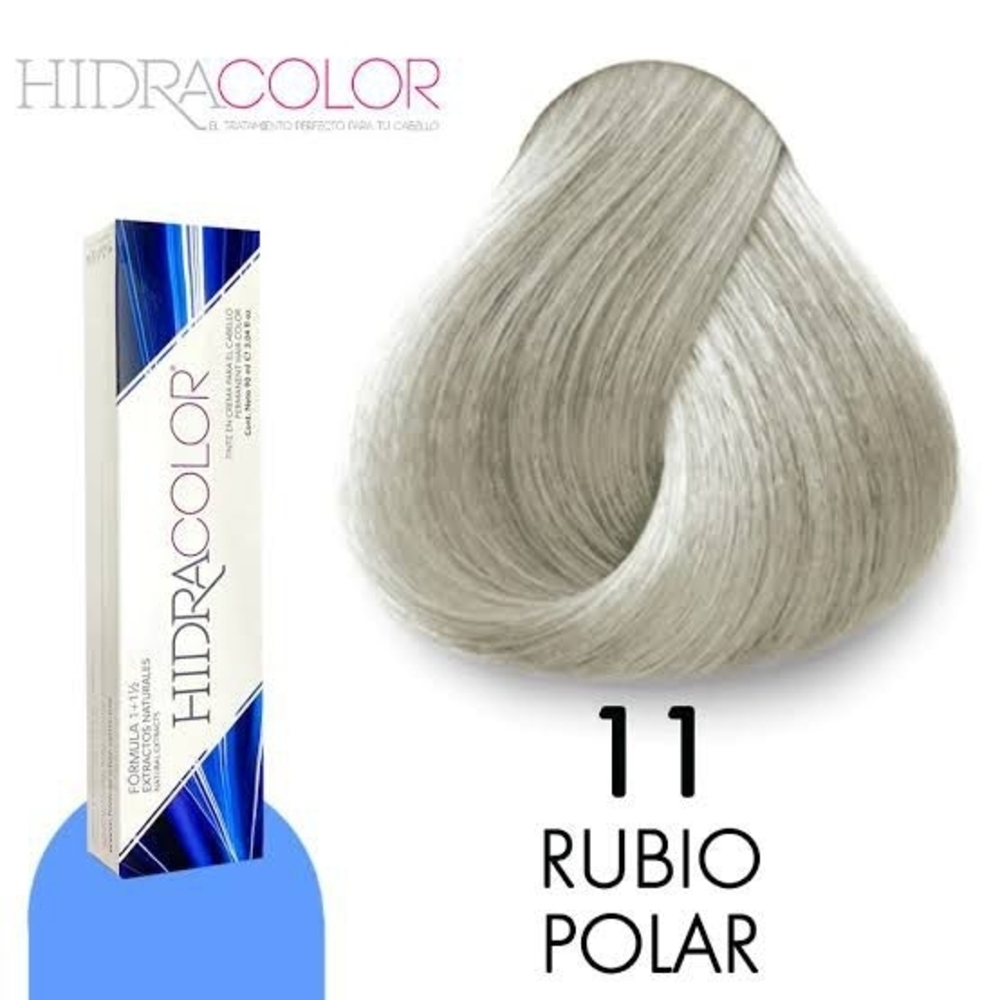 Hidracolor 11 Rubio Polar - Luminous Polar Blonde Permanent Hair Color